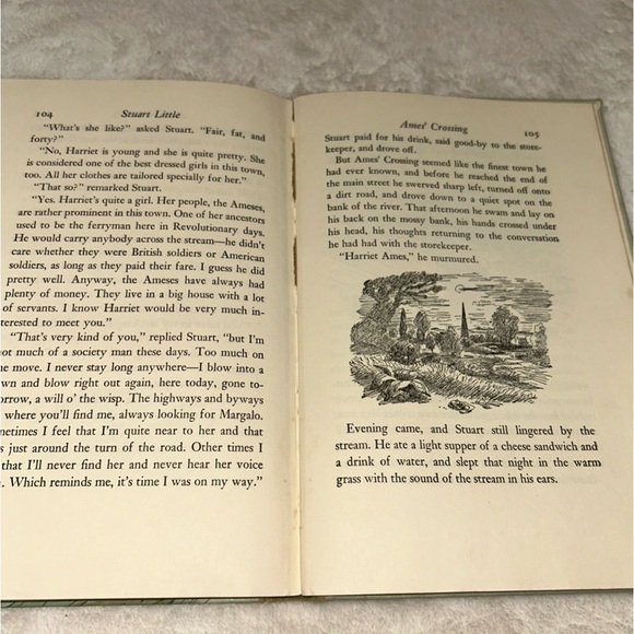 A 1st Edition Book, Stuart Little by E.B. White. 1945 Original. No Dust Jacket. - Picture 11 of 14